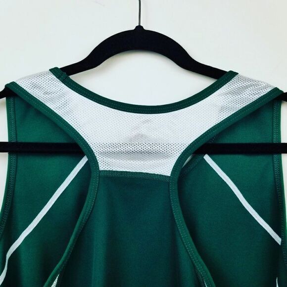 Adidas Sleeveless Racerback Top. Green L#05 - Picture 2 of 8